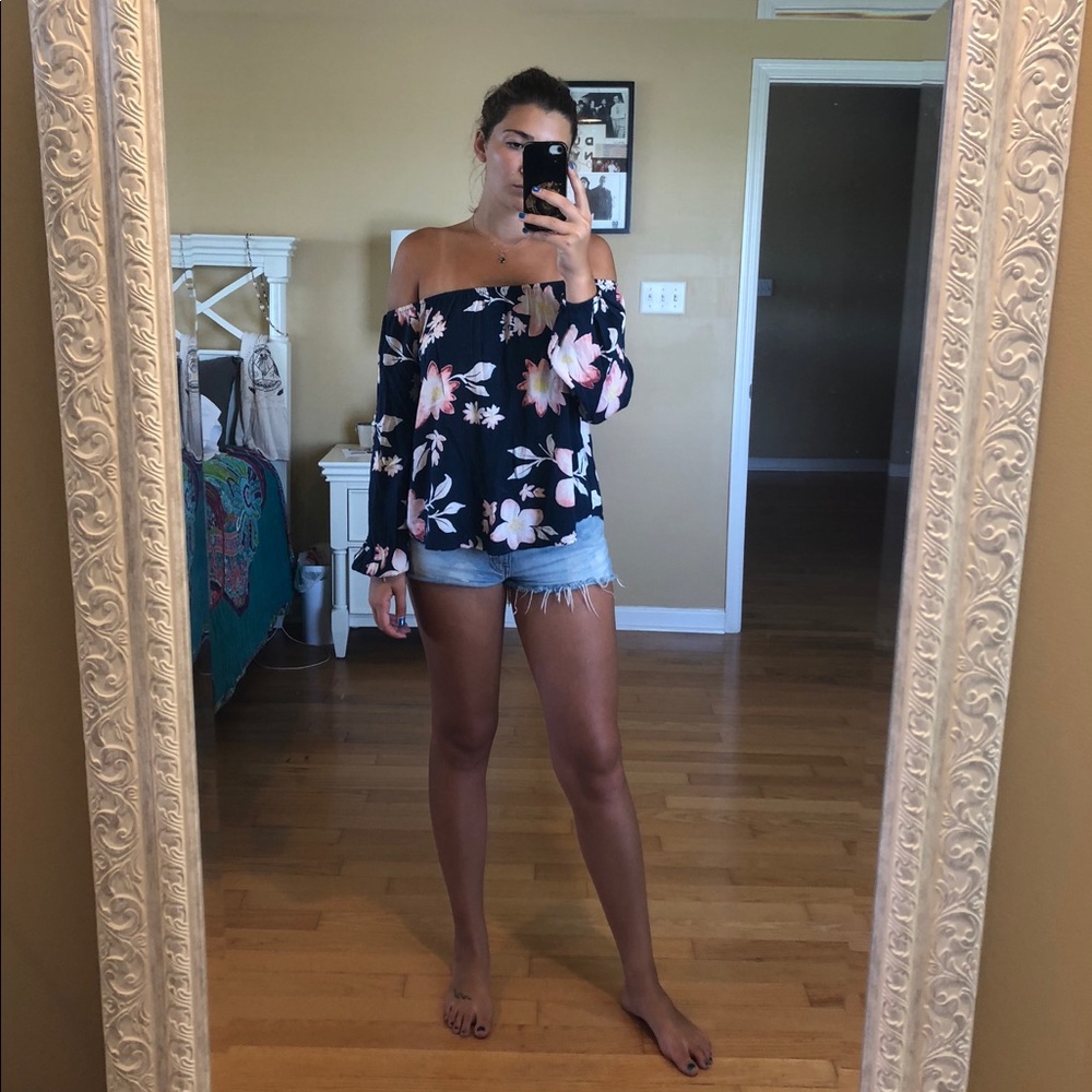 Off the shoulder shirt